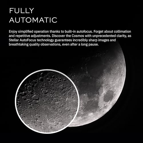 Image of Odyssey - UNISTELLAR Smart Telescope (no Eyepiece), 85mm f /3.9 (320mm) Digital & Computerized, App-Controlled Motorized Alt-Az, Enhanced Vision, RAW /FITS Export, 64GB, Tripod, 5h Battery (Black)