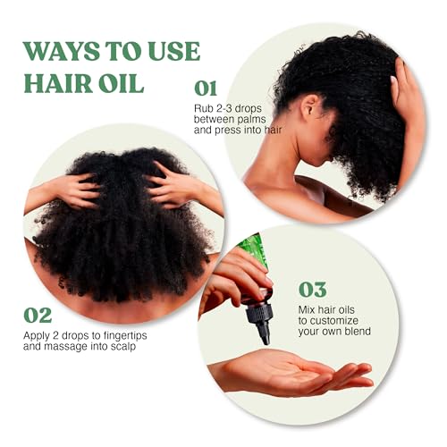 Red By Kiss Professional 99.9% Natural Hair Oil, Organic Vegan Oil Blend For Dry & Itchy Scalp Relief, Hydrating Biotin Infused, Nourish Add Shine & Smooth Hair thumb #3