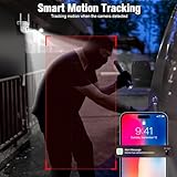 Ajex 3K/5MP Security Camera Outdoor with 300Lm Floodlight for Color Night Vision, 2.4G&5G Wifi CCTV Camera Outdoor,PTZ Wifi Security Camera with 2-Way Audio,Auto Track,IP66 Waterproof,Work with Alexa - Image 4