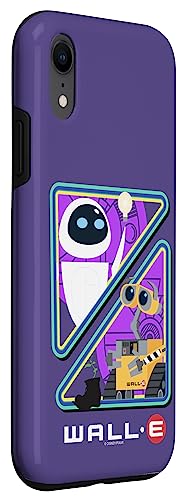 Coque iPhone XR Wall-E Eve Violet Split Design Pixar antichoc - 3