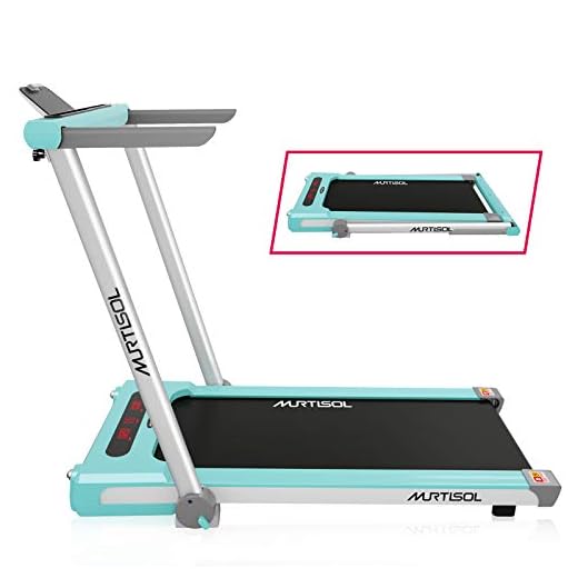 Murtisol Folding 2 in 1 Treadmill, 2.25 HP, Walking Running Jogging Cardio Training Aerobic Fitness Portable Machine for Home & Indoor Use, 220lbs Weight Capacity, W/Remote Control, Blue…