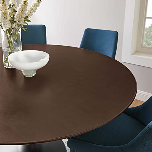 Image of Modway Lippa Dining Table, 60 inch, Black Cherry Walnut