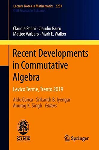 Buy Recent Developments in Commutative Algebra — BookShops.in