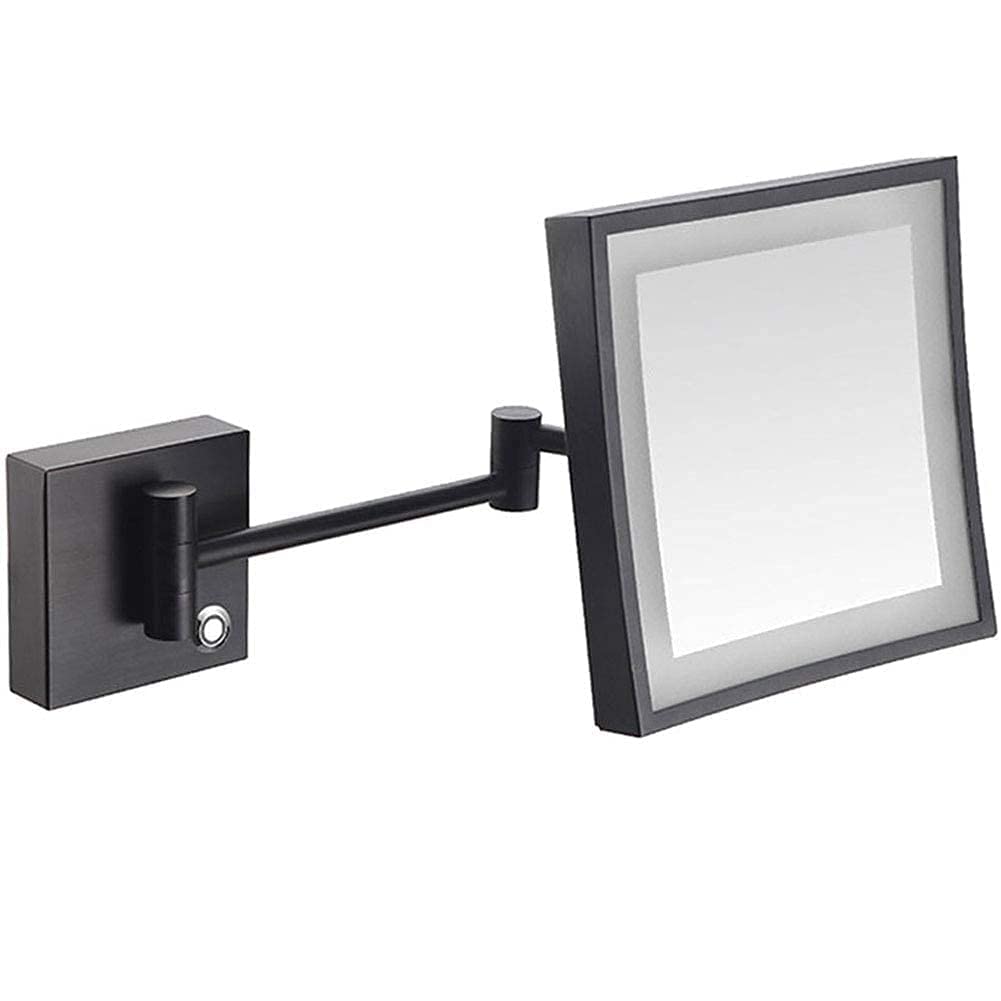 Miroir mural LED résout manque de lumière maquillage précis