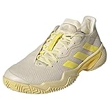 adidas Men's Barricade Tennis Shoe, Ecru Tint/Beam Yellow/Almost Yellow, 8.5