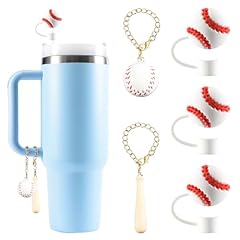 3pcs Baseball +2pcs Baseball Charm