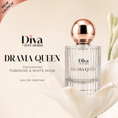 Image of Just Herbs Diva Drama Queen Eau De Parfum 30ml | Premium Women's Perfume