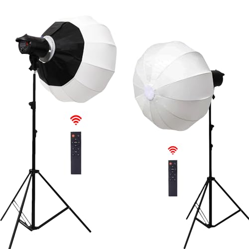 GIFTMAX Professional LED Lantern SoftBox Soft Light Modifier with 9ft...