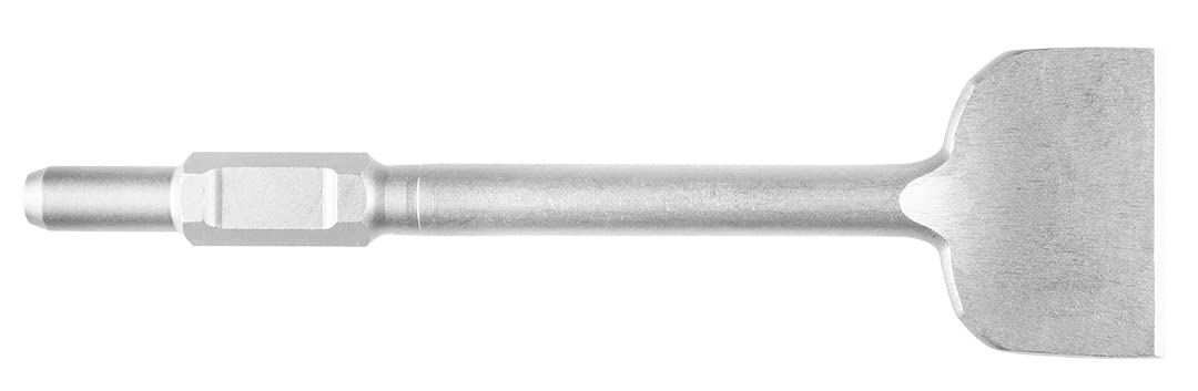 GRAPHITE Ciseau plat 115 x 400 mm, absorption hexagonale, ciseau puissant pour un retrait et une cuisson à la vapeur précis, durable et fiable pour des résultats professionnels