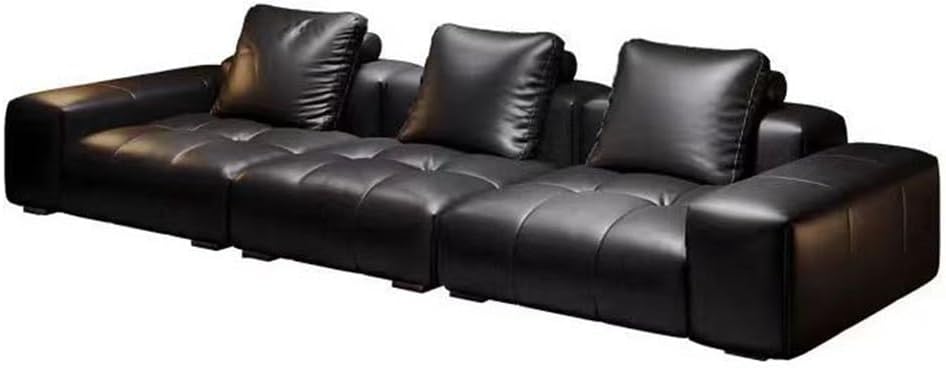 Italian Wood Skeleton Minimalist Frosted Pixel Sofa Living Room Modular Set(320 * 120 * 60CM)