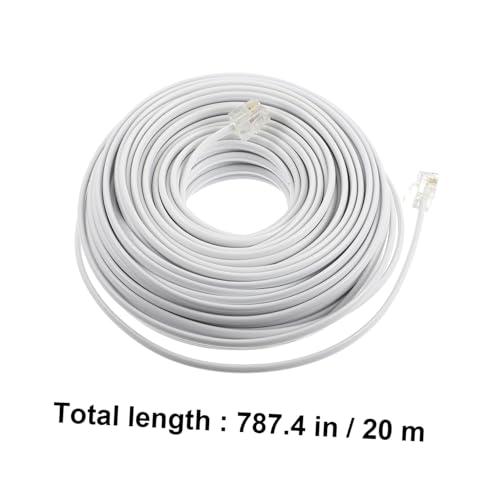 Cable RJ11 6P4C de 20m Veemoon con conductores de cobre estables para telecomunicación 2