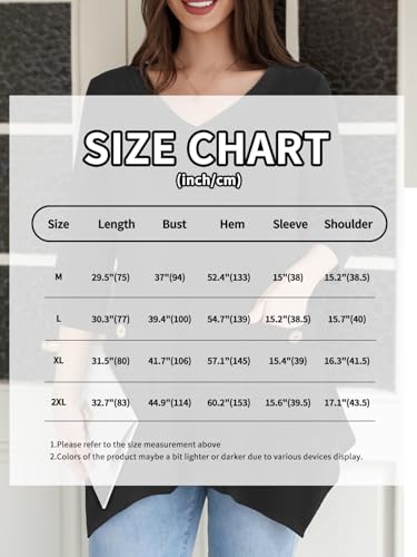 Image of Bulotus Womens Sweaters 2025 Winter Cowl Neck Long Asymmetrical Tunic Sweaters for Leggings Holiday Vacation Tops