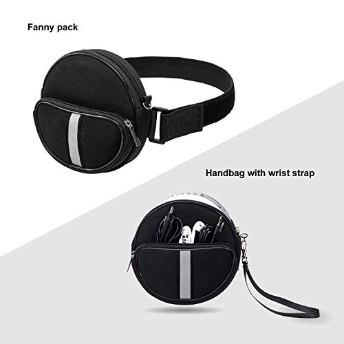 Soicpic Cd Player Portable Case,Waterproof Fanny Pack With Wristlet Hand Strap Compatible With Hott/Gueray/Naviskauto/Jinhoo/Jensen/Monodeal Portable Cd Player And More（6.5 Inch）. #TOP1