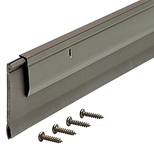 M-D Building Products 5652 M-D 0 Deluxe Door Sweep, 1/4 in W X 36 in L X 2 in H, quot, Bronze