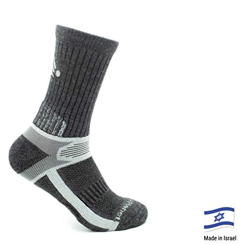 Native Planet Ramble Merino Wool Crew Socks Hiking/Outdoor, Mild - Cold Weather (Small)