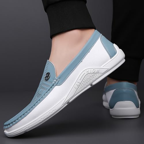 Fashion Men's Trendy Colorblocking Non-Slip Loafers, Comfortable Non-Slip Rubber Sole Casual Durable Walking Shoes,Business Style Shoes2