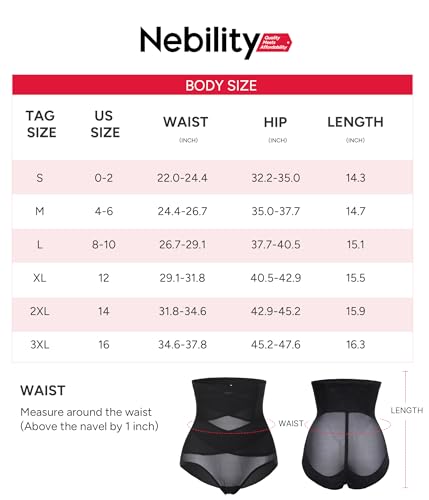 Nebility Womens' Tummy Control High Waist Trainer Body Shaper thumb #4
