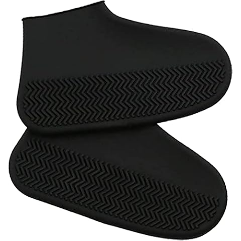 ODSPTER Silicone Waterproof Shoe Covers, Silicone Overshoes, Reusable Overshoes For Men And Women, Resistant Rain Boots For Outdoor Activity (Large) Cover