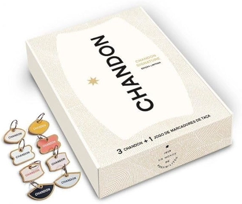 Kit Chandon Experience - 3 Chandon Passion On Ice 750ml + Marcadores de Taças