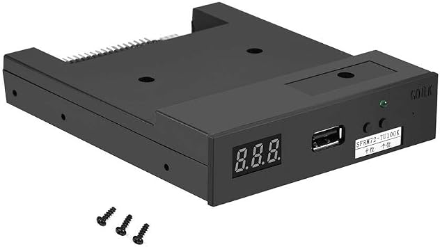 EBTOOLS SFRM72 TU100K 3.5" USB Floppy Drive Emulator, 720KB Floppy Disk USB Drive for Industrial Controllers