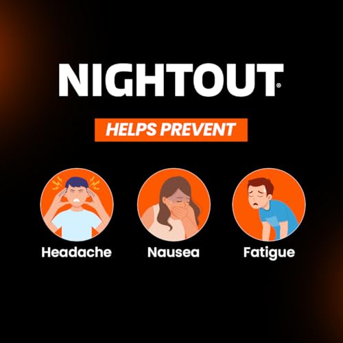 Fast&Up NightOut | 10 Effervescent tabs | Instant Hangover Relief | Helps detoxify liver | Rapid hydration & energy | Helps prevent Hangover | Zero sugar | Fizzy lemon flavour