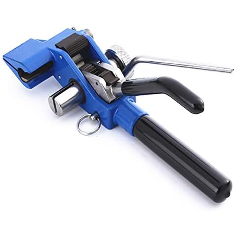 Seababyhouse Banding Tools for Strapping Tensioner Stainless Steel Tensioner Tool Cable Ties Tension Cutting Fastening Hand Guided Banding Tool Strapping Gear Bander Cover
