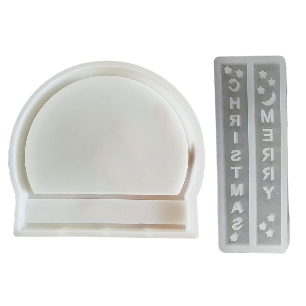 Set di 2 stampi in resina siliconica da appendere alla parete, stampi per gioielli artigianali con texture in silicone per ornamenti fatti a mano