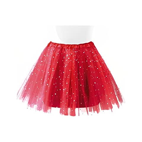 PLUS HOME Falda tutú con estrellitas Brillante para niña, Talla pequeño Cover