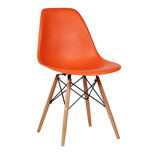 Lo + de Moda Wooden Color Edition Silla Confortable, Madera, Negro, 92x41.5x48 cm, 2 Unidades