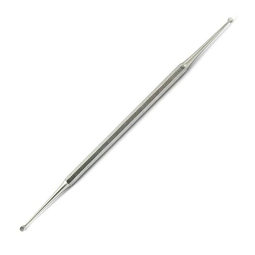 Miniatura 2 de Cureta profesional de uñas de doble punta de 150098in limpiador de uñas de los pies encarnadas herramientas de podología