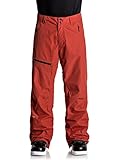 Aislamiento: cáscara Quiksilver Men\'s Forever 2l Gore-tex Snowboard Ski Pants, Ketchup red, S