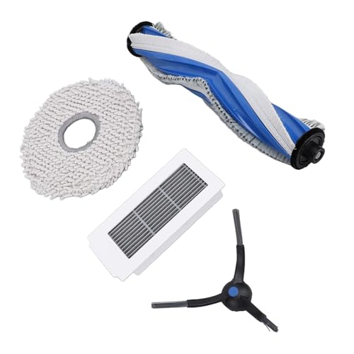 Conjunto de Acessórios para Aspirador de robô Com Escova Principal, Escova Lateral, Lavável, Esfregã