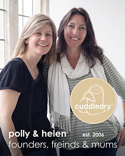 Cuddledry Hands Free Baby Bath Towel | Luxuriously Soft Bamboo & Cotton Hooded Baby Towel | Apron Towel for Safe Babies Bathtime | Perfect Newborn Gift | Grey