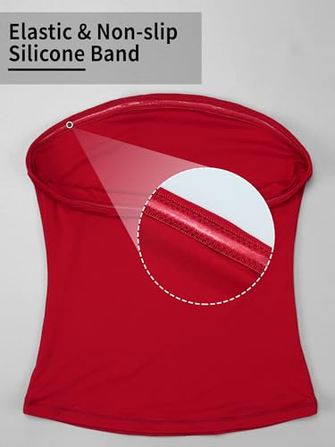 Image of Ibeauti Womens Tube Top Strapless Crop Tops Double Lined Sexy Y2K Going Out Off Shoulder Summer Top