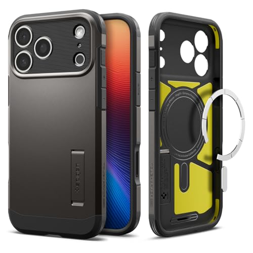 Spigen yn18N̋Zṕz iPhone 17 Pro Max P[X MagSafeΉ JRg[{^Ή X^ht }bg ϏՌ ČRMILKi ^tEA[}[TE}OtBbg (K^) ACS09898