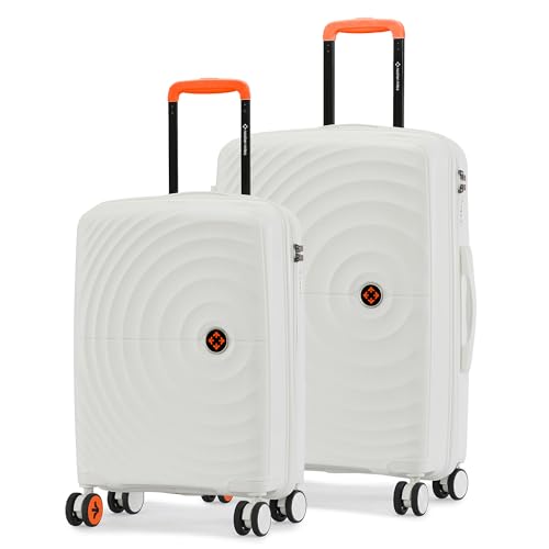 Nasher Miles Polypropylene Spinner Seattle Hard-Sided Luggage Set...
