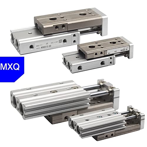 Cylindre double tige MXQ16 30mm pour stopper les déviations de guidage - 4