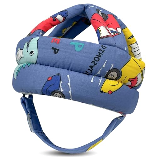Image of Baby Head Protector Baby Helmet for Crawling Walking, No Bumps Safety Head Adjustable Protective Cap for Walking, Playing (Style 6)