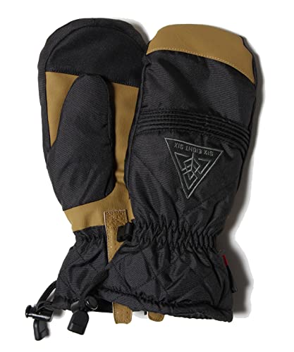 686 Womens Jubilee Mitt - Water Resistant Winter Snowboard and Ski Mitts for Snow and Cold Weather - Black Small