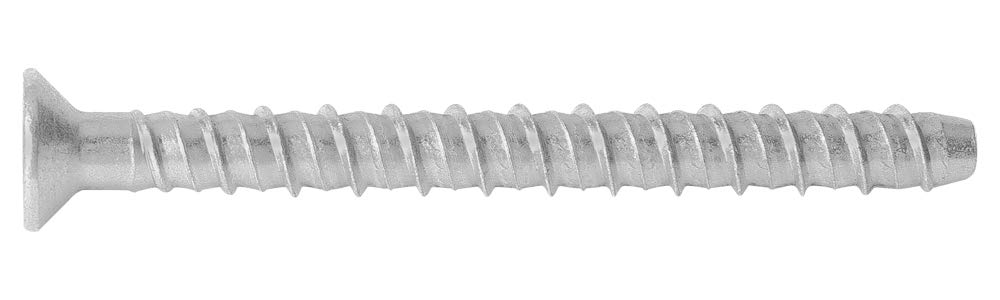 Tornillo de hormigón R-LX cabeza avellanada 10x90 mm acero galvanizado caja de 100 piezas