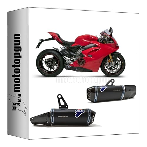 D18409400INA termignoni scarico open titanio nero racing compatibile con ducati panigale v4 2018 2019 2020 2021 mototopgun