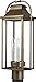 Feiss OL13207PDB Wellsworth Outdoor Post Lantern, 3-Light 180 Watts, Painted Distressed Brass
