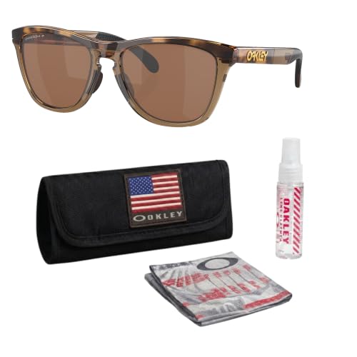 Image of Oakley FROGSKINS RANGE OO9284 Round Sunglasses With Official Eyewear Kit | Men's Sunglasses