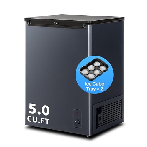 5.0 CU.FT Chest Freezer - Compact Deep Freezer 7