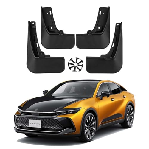 Image of Mud Flaps for Toyota Crown 2023 2024 2025, Wheel & Tire Splash Guards, Mudflaps for Car, PP Material, All Weather Tire Protector Splash Guards Mudflaps for Toyota Crown Exterior Accessories