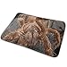 Produktbild Pinakoli Badematte Haarige Spinne Memory Foam Badematten rutschfeste, weiche, saugfähige Badteppiche Gummi-Rückenmatte für Küchenböden 15,7"x 23,5", weiß