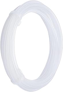 BENECREAT 5.47 Yard Plastic Boning Roll, 4mm PVC Corset Strips Round White Webbing Boning for Lingerie Bra Sewing Accessories, Bridal Wedding Dress DIY Supplies