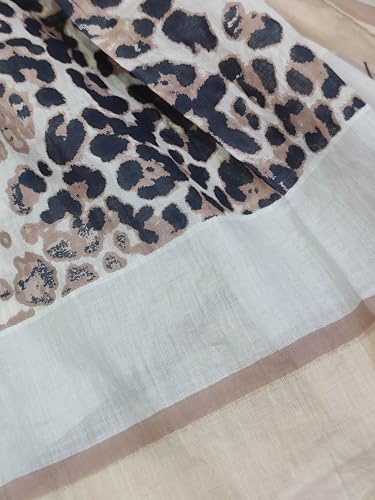 Image of Fabtone Elegant Printed Women's Scarfs |Beach Pareo | 100% Pure Soft Cotton Stole for Ladies /Girls 100x180 cms