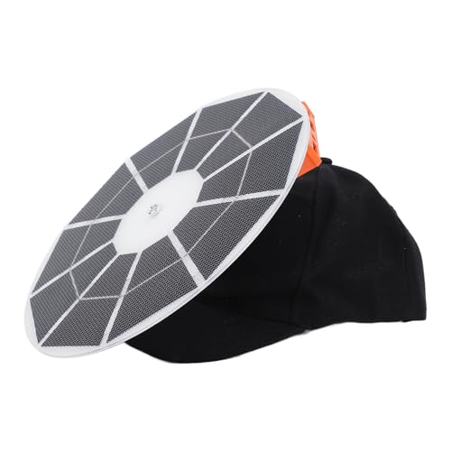 Aqur2020 20W Solar Panel Baseball Cap, Fast Charging Portable Hat with Dual USB for Outdoor Activities