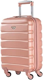 Flight Knight Lightweight 4 Wheel ABS Hard Case Suitcases Cabin Carry On Hand Luggage Approved for Over 100 Airlines Including easyJet, British Airways, RyanAir, Virgin Atlantic, Emirates & Many More